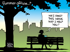 SUMMER OFFICE by Terry Mosher