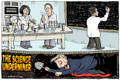 TRUMP UNDERMINES SCIENCE by Monte Wolverton