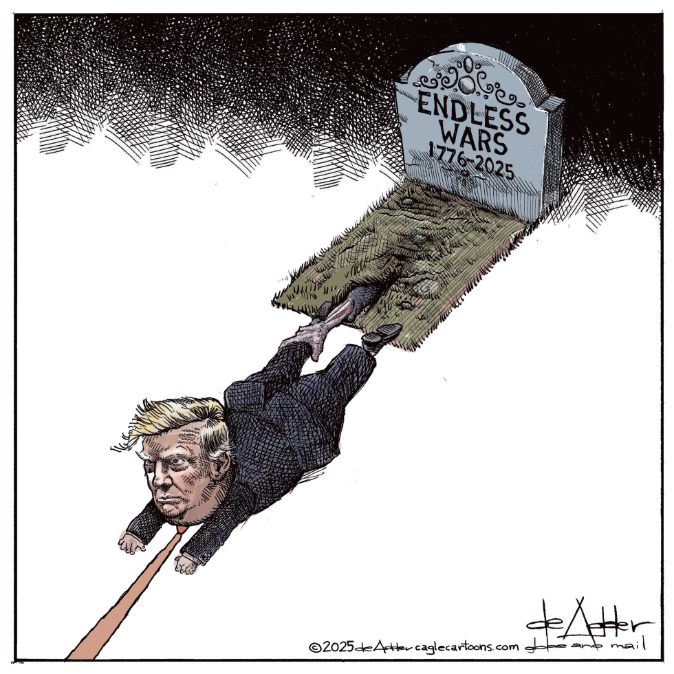 Trump is dragged back into Endless Wars