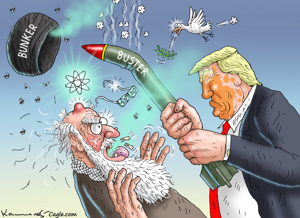 TRUMP ATTACKS IRAN WITH A BUNKER BUSTER