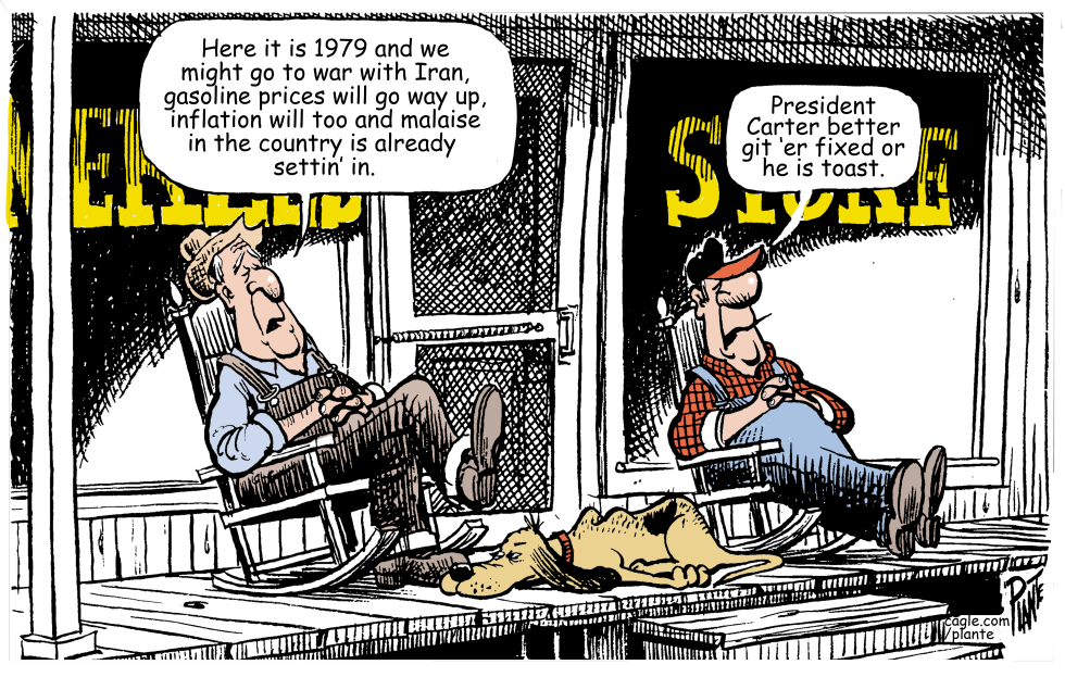 #3 TWO GOOD OLE BOYS TALK POLITICS ON A PORCH by Bruce Plante