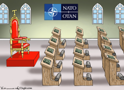 NATO SUMMIT IN THE HAGUE by Marian Kamensky