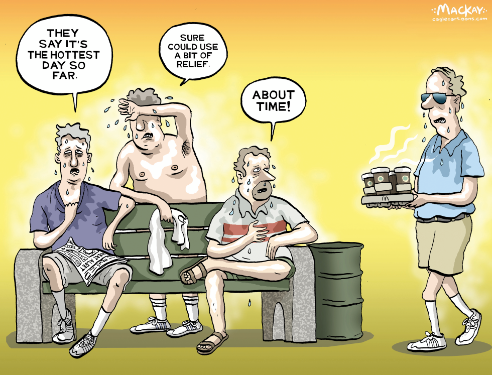 Coffee comes as relief during heat domes