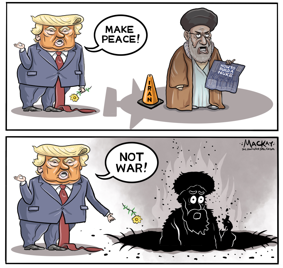 Bombing Iran to make peace