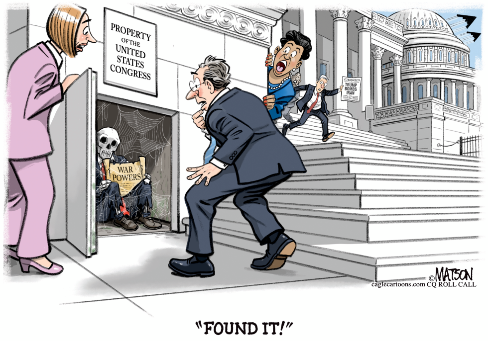 #3 CONGRESS SCRAMBLES TO FIND WAR POWERS by R.J. Matson