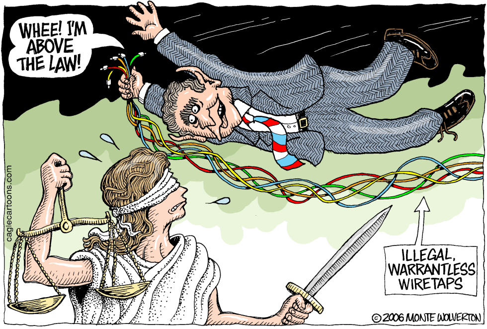 Bush Above the Law COLOR