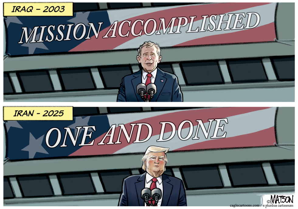 Iraq Missioned Accomplished Iran One and Done