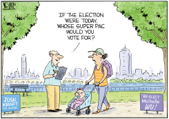 SUPER PAC ELECTION by Christopher Weyant