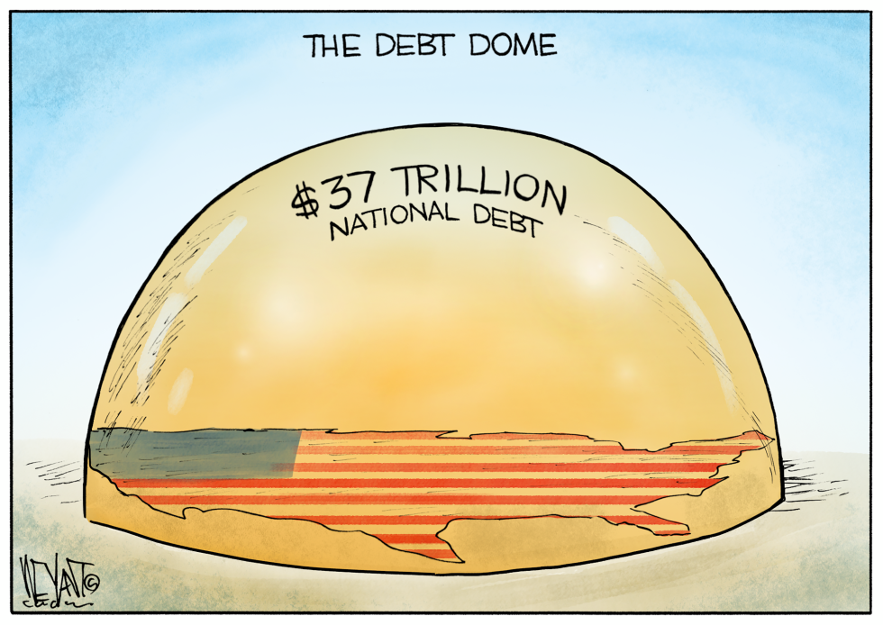 #2 NATIONAL DEBT DOME by Christopher Weyant