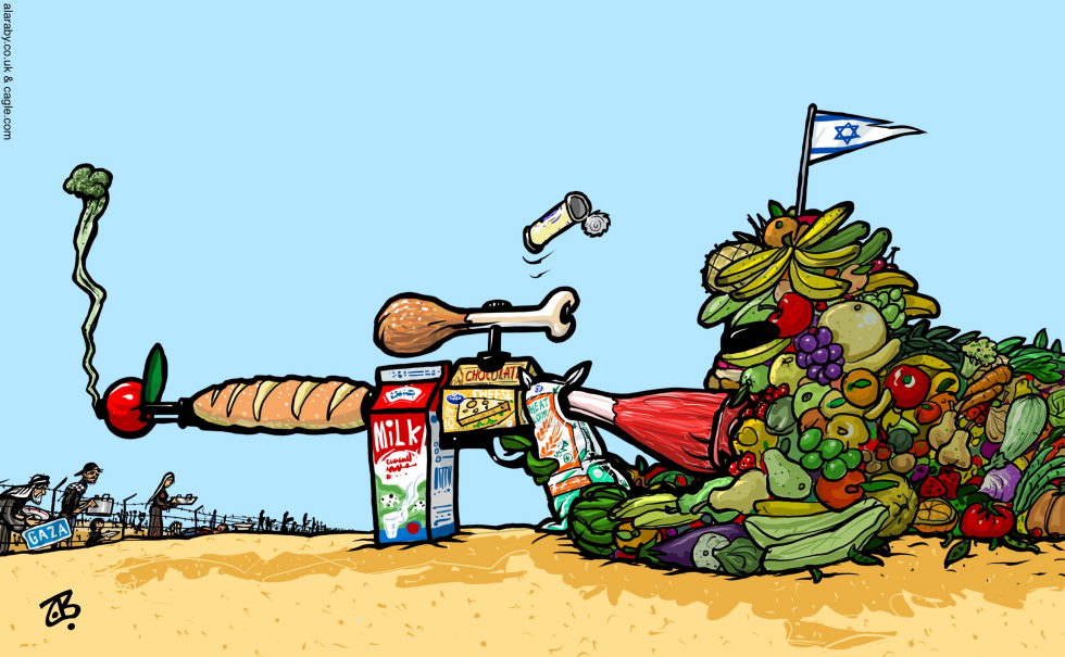 Israel Sniper Gaza Hunger Camouflage Food Aid