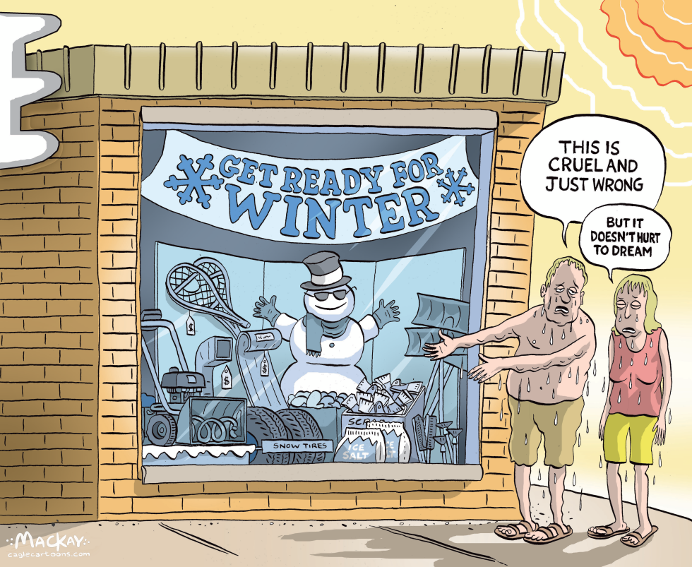 The Northern Hemisphere swelters