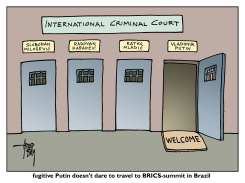 FUGITIVE PUTIN by Arend van Dam