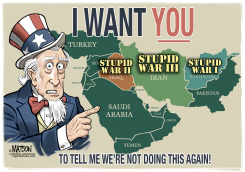 UNCLE SAM DOES NOT WANT STUPID WAR 3 by R.J. Matson