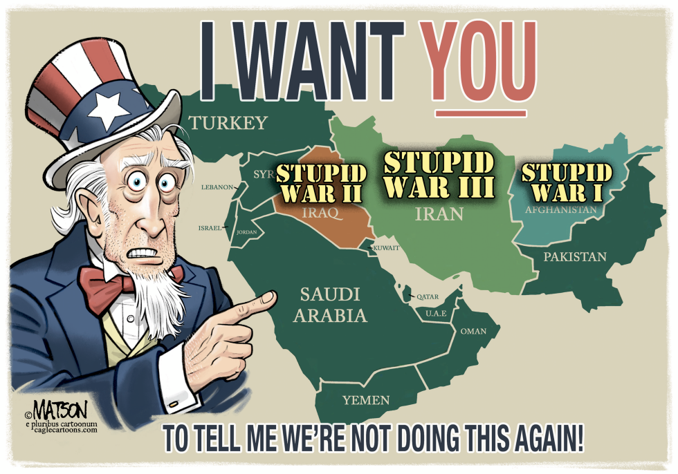Uncle Sam Does Not Want Stupid War 3