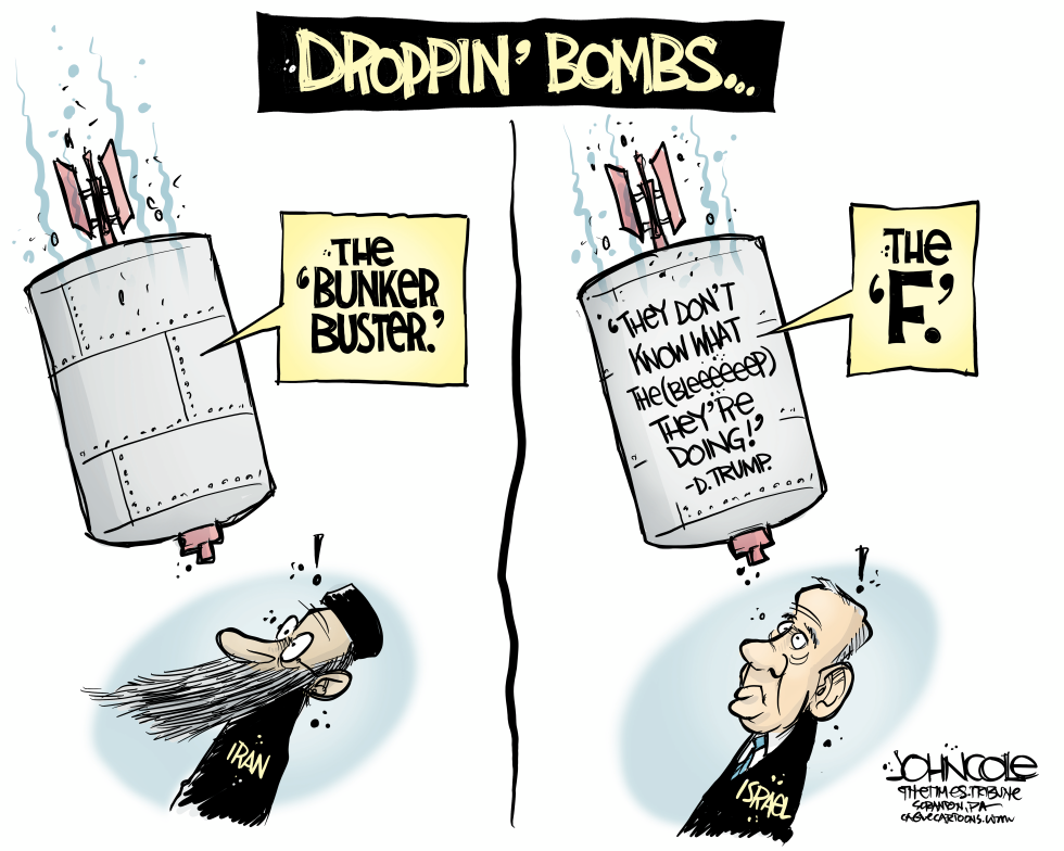 Bunker Busting bombs and 'F' bombs