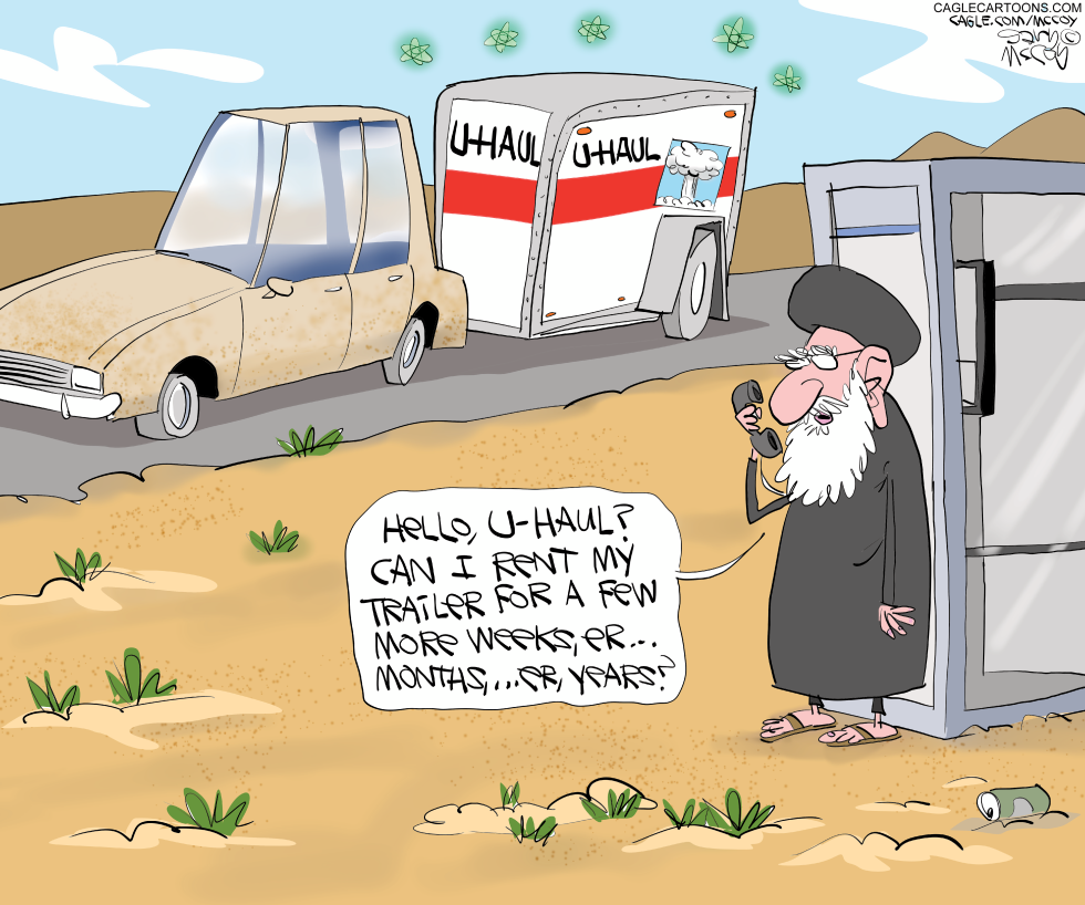 Iran leader requests extended U-Haul rental near nuclear site