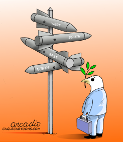 PEACE SEEKS THE WAY by Arcadio Esquivel