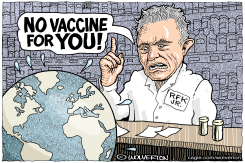 RFK SAYS NO VACCINE FOR WORLDS POOREST by Monte Wolverton