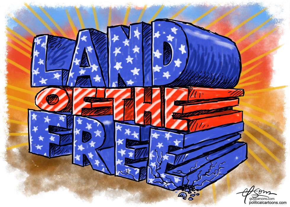 Land of the free no more