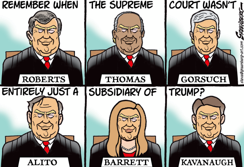 The six Trump SCOTUS justices look just like him