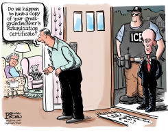 IMMIGRATION CRACKDOWN HITS HOME by Jonathan Brown