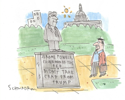 CHAIR OF FED by Harley Schwadron