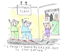 FITNESS CLASS by Harley Schwadron