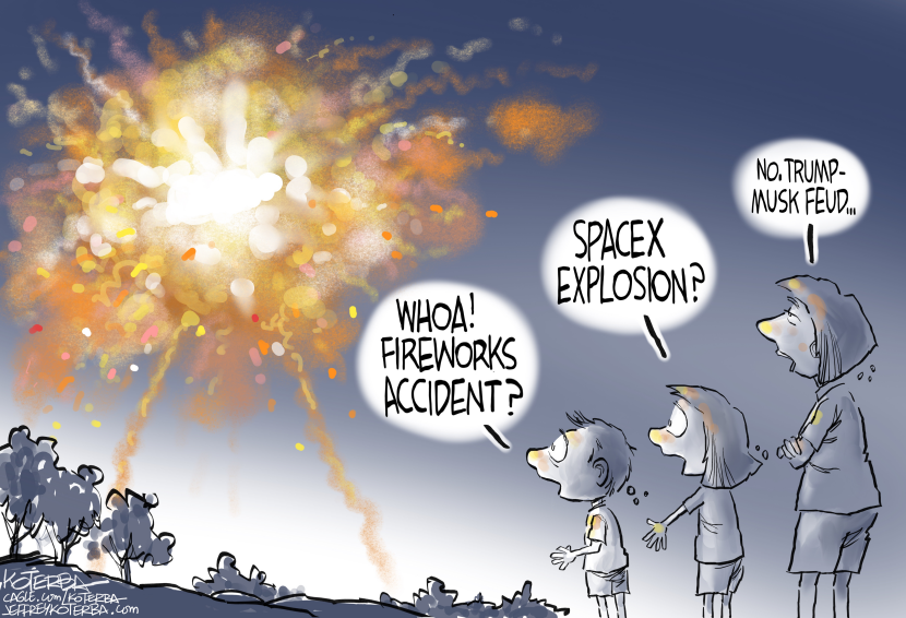 Trump-Musk explosion