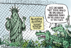 ALLIGATOR ALCATRAZ by Joe Heller