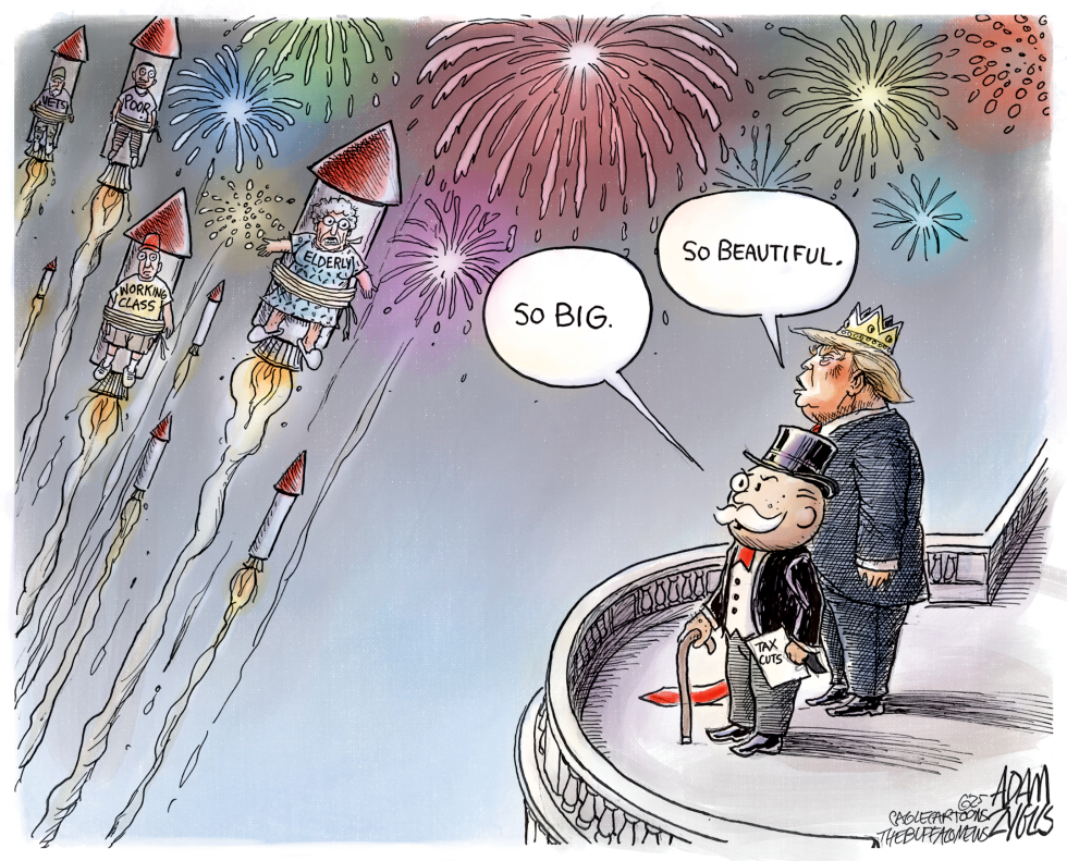 Trump Budget Bill Launches Fireworks While Cutting Services