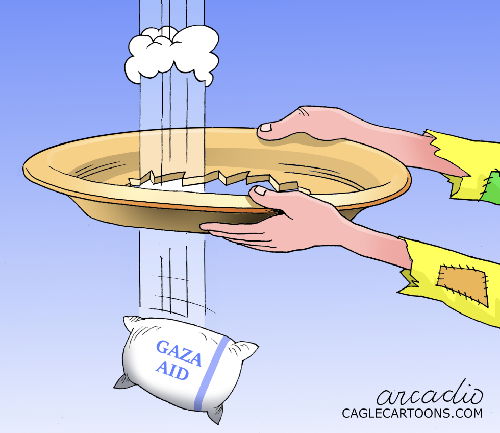THE DIFFICULT ROUTE OF AID TO GAZA
