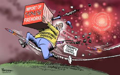 TRUMP'S FIREWORKS EXTRAVAGANZA by Paresh Nath