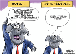 BRAVE GOP by Dave Whamond