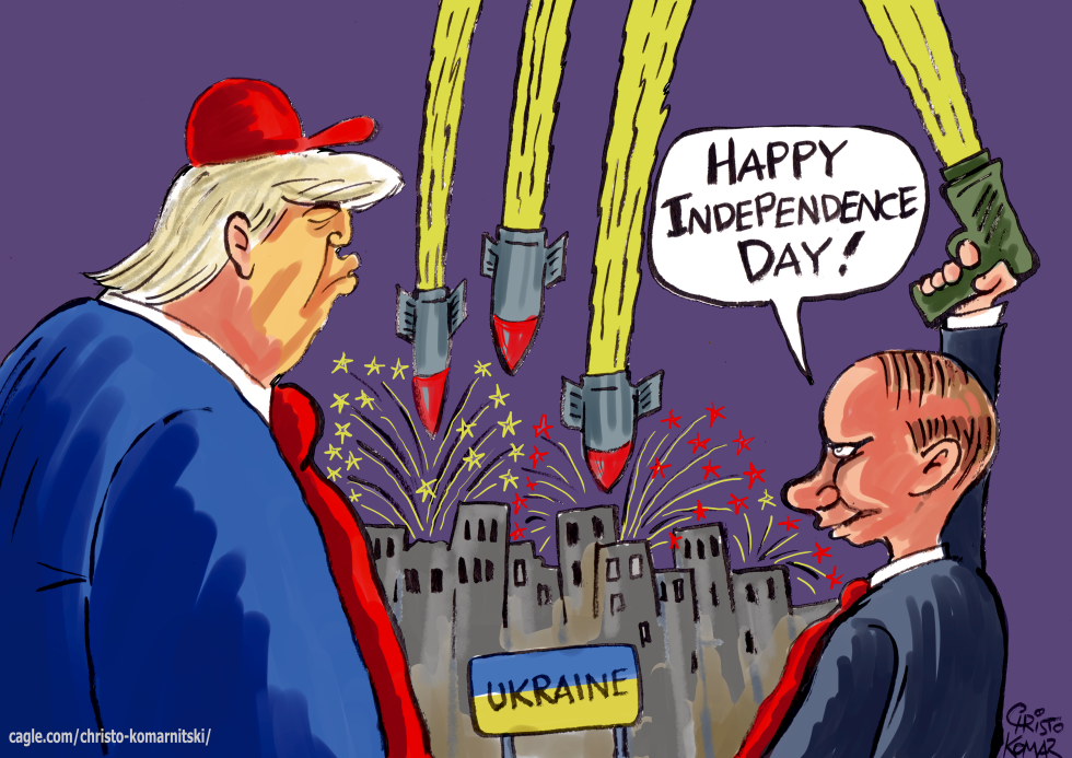 Putin and 4th of July fireworks