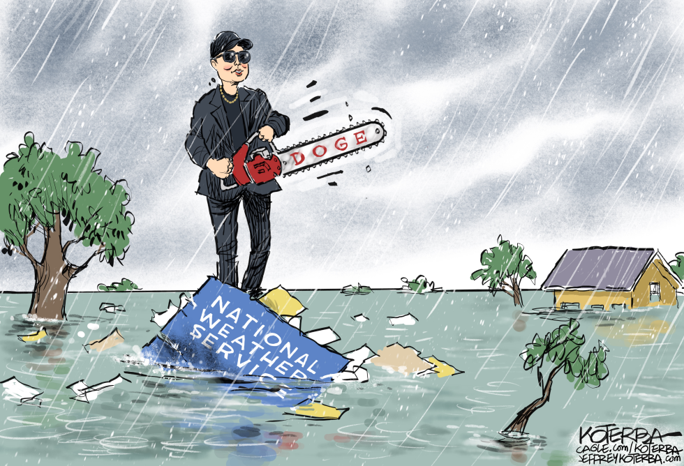 #1 TEXAS TRAGEDY AND DOGE by Jeff Koterba
