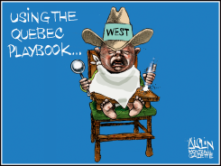 QUEBEC PLAYBOOK by Terry Mosher