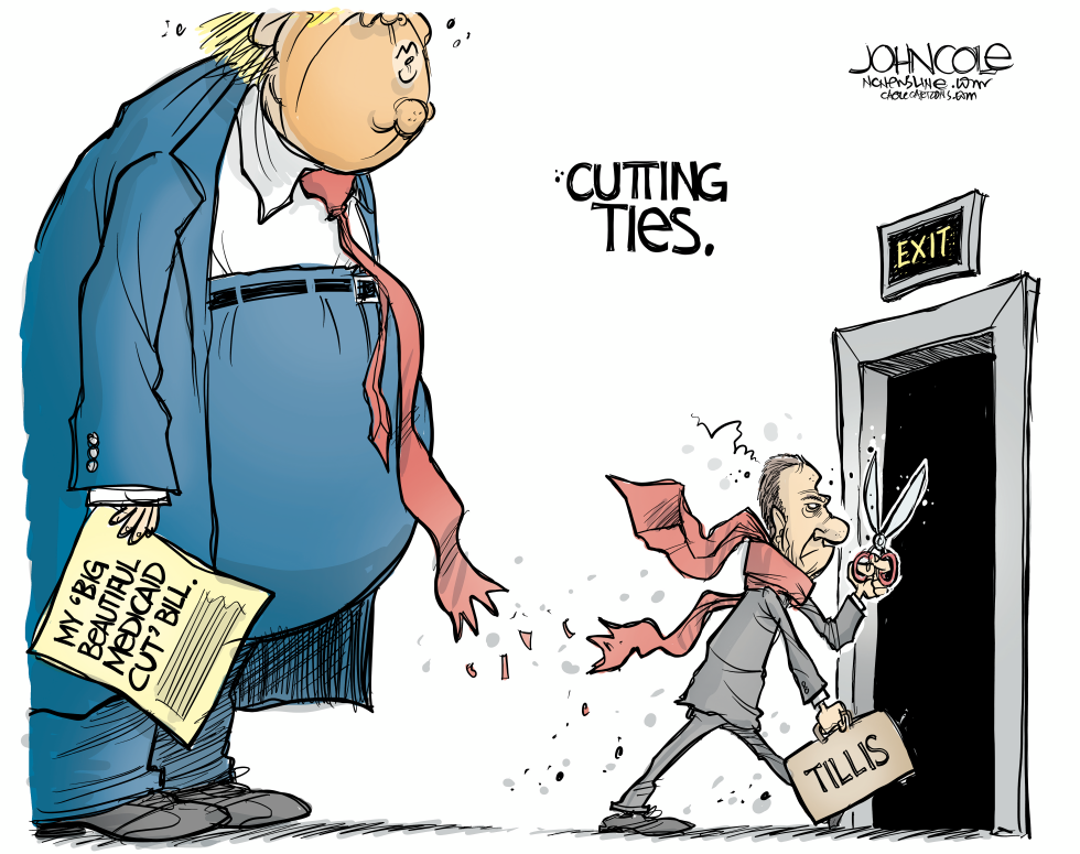 NC Tillis cuts ties with Trump and retires