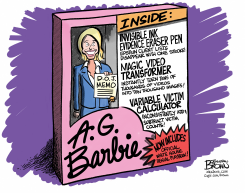 ATTORNEY GENERAL BONDI BARBIE DOLL by Jonathan Brown