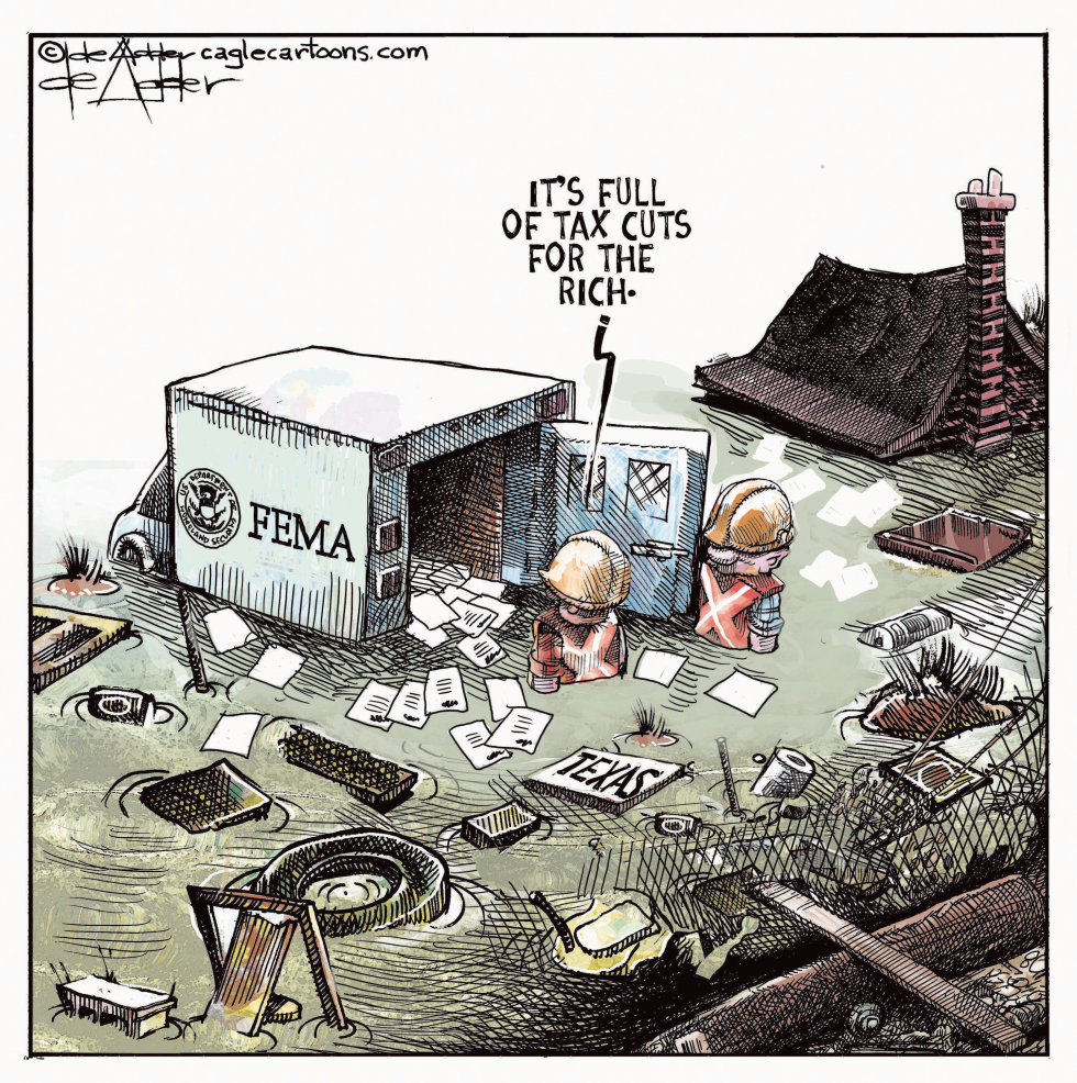FEMA is tax cuts for the rich