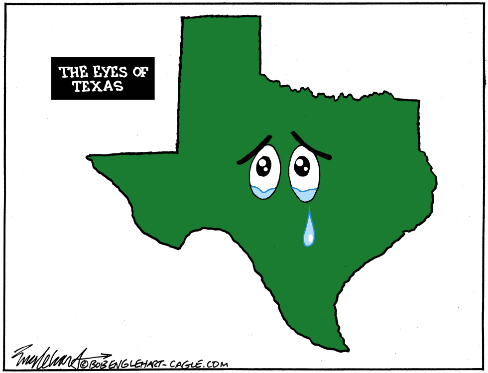 #1 TEXAS FLOODS by Bob Englehart