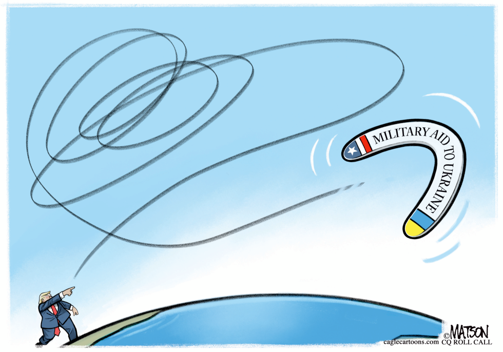 #3 MIILITARY AID TO UKRAINE BOOMERANG by R.J. Matson