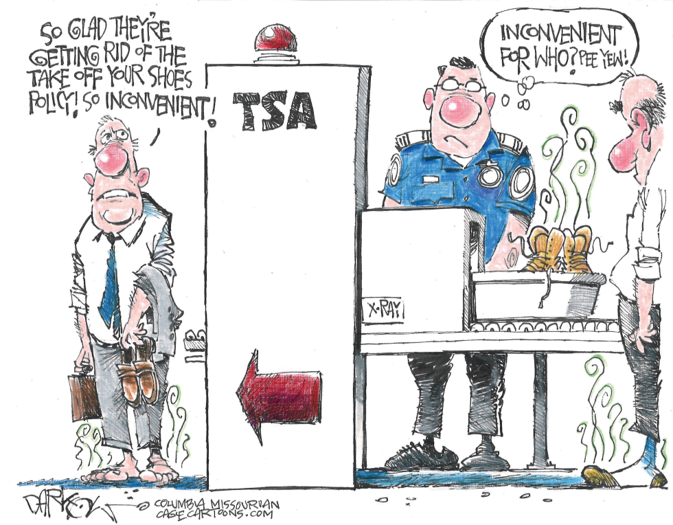TSA ends shoe removal