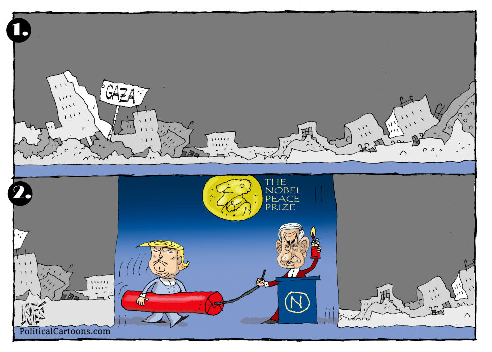TRUMP AND NETANYAHU AND NOBEL PEACE PRIZE