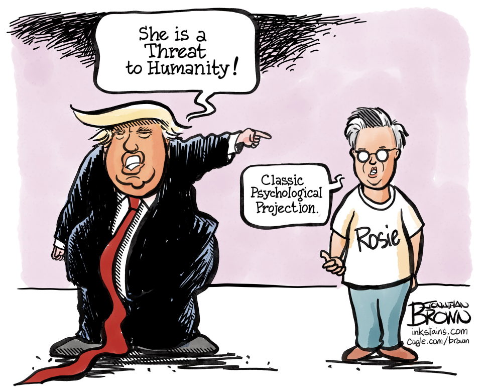Trump calls Rosie O’Donnell Threat to humanity