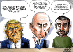 UKRAINE WAR PUTIN DEADLINE by Dave Whamond