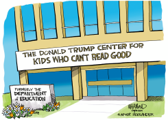 TRUMP SHUTS DOWN DEPARTMENT OF EDUCATION by Dave Whamond