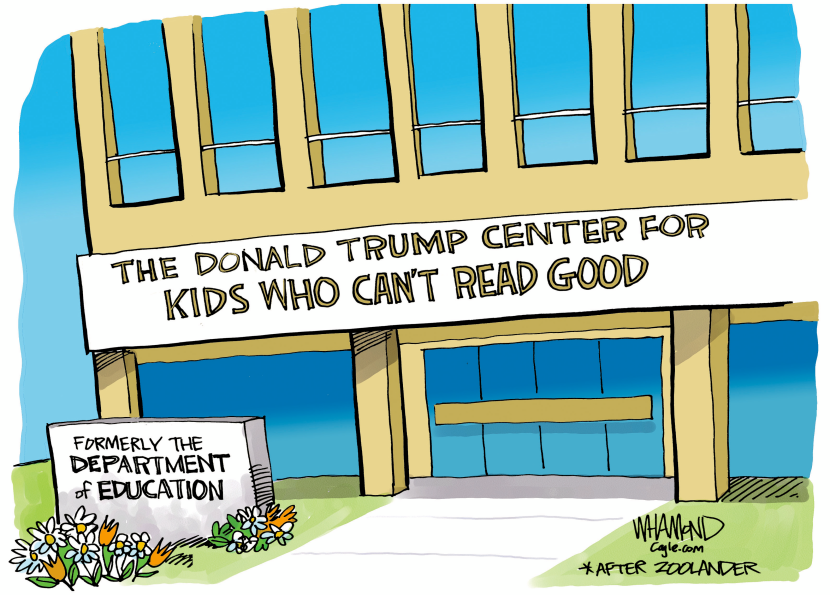Trump shuts down Department of Education