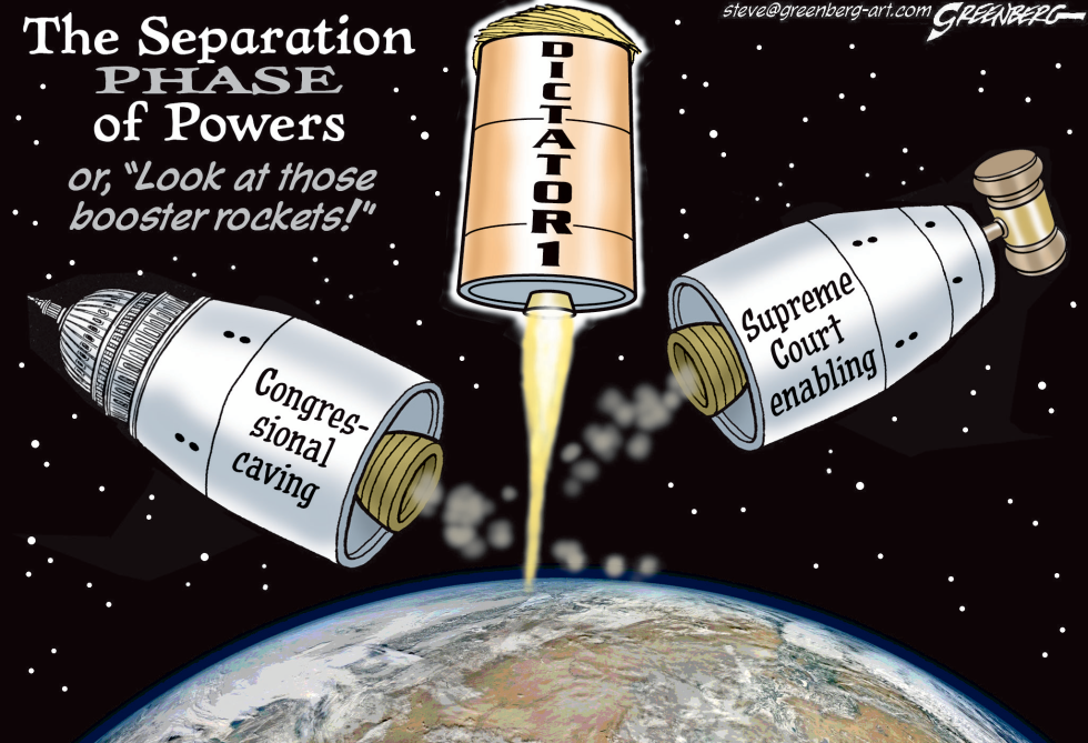 Separation of powers is now a rocket separation