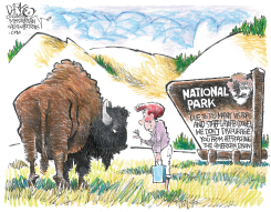 NATIONAL PARKS DOGE CUTS by John Darkow