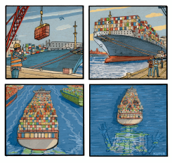 GLOBAL WARMING IMPACT FROM SHIPPING by Peter Kuper
